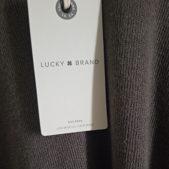 Lucky Brand Brown Knit Poncho BRAND NEW WITH TAGS - Picture 4 of 5